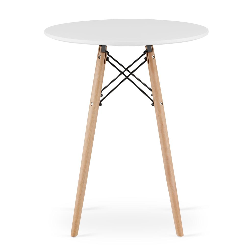 JUST HOME Scandinavian round table 60cm white