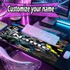 Custom Name Personalized Batman Pattern Mousepad, Laptop PC Desk Mat, Decorative Desk Mat for Home Keyboard Pad Gift