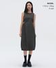 Musinsa Standard Woman Women'S Nylon Cutout Long Dress [Dark Grey]