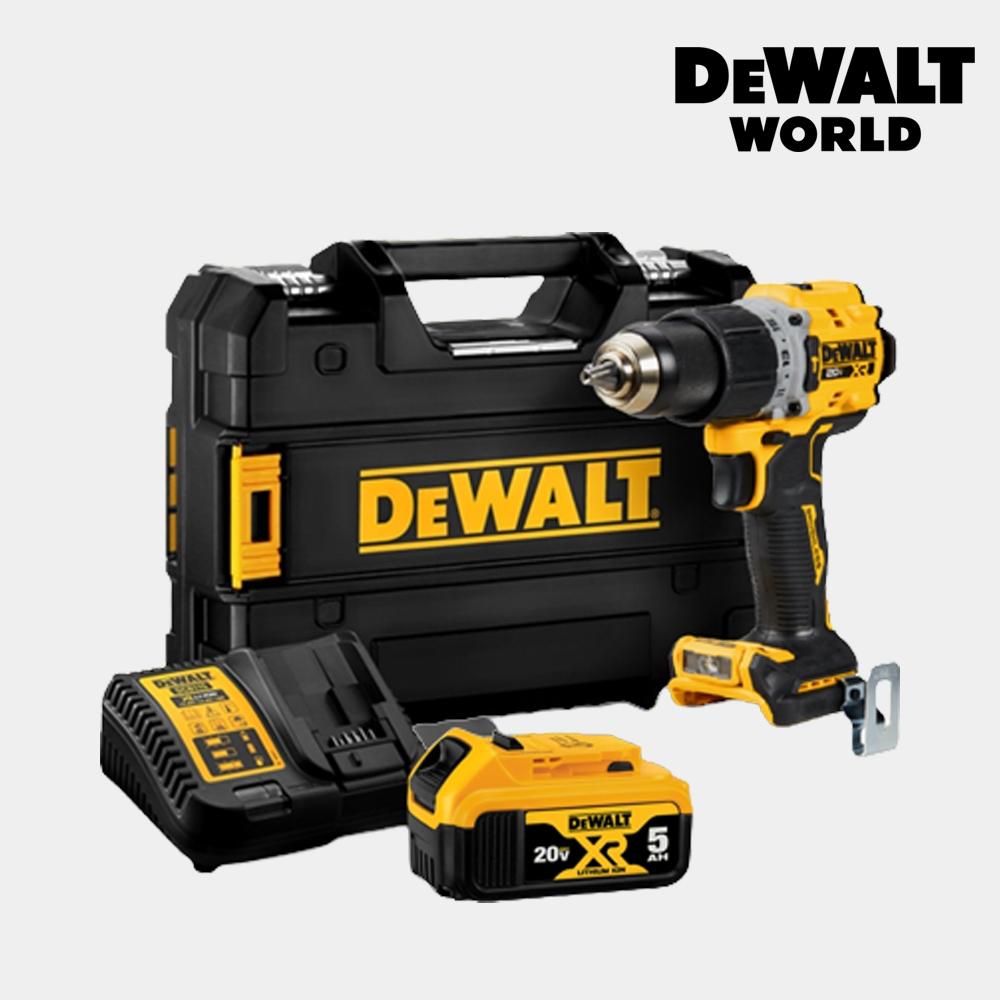 

Аккумуляторная ударная дрель DeWalt DCD805P1, 20 В, 5 А, комплект из 1 шт.
