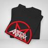 Anthrax Pentagram Tee | Band Logo T-Shirt, Metal Rock Graphic