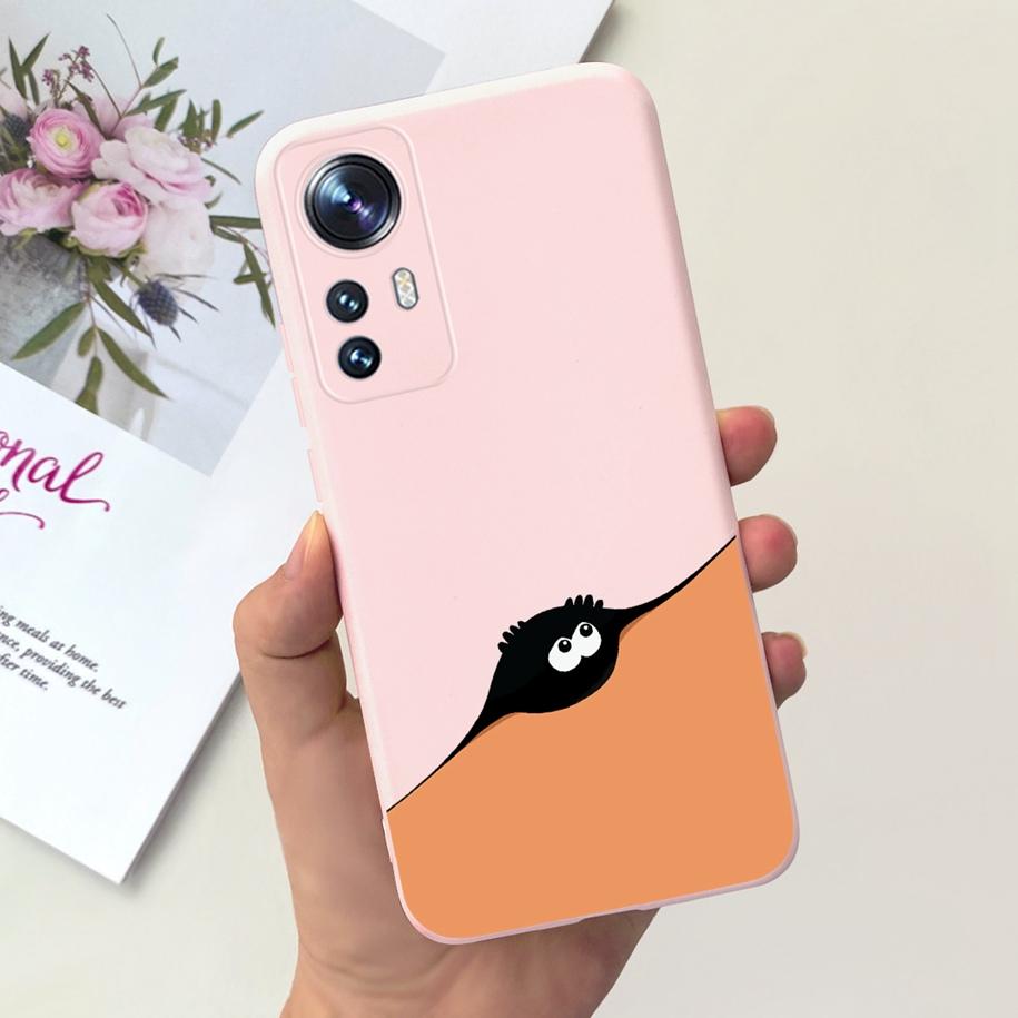 For Xiaomi 12 Case Mi 12X Cover Luxury Flower Cartoon Slim Soft Silicone TPU Back Cover For Xiaomi 12 Pro Funda Mi 12 Ultra Capa