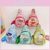 Kids Crayon Shin Chan Mini Crossbody Bag With Nylon Material For Toddler Daily Use And Storage