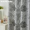 1PC NAPEARL Classical Flower Jacquard Hook Type Short Tulle Sheer Curtain for Bedroom Window
