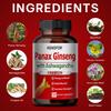 Korean red ginseng capsules, maca, 120 capsules