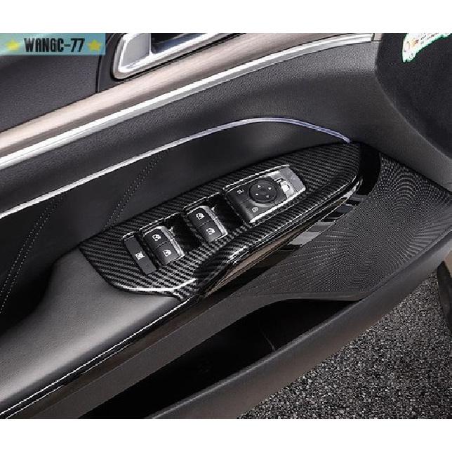 4Pcs Carbon Fiber Window Lift Panel Switch Cover Trim New For Kia K5 -