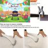 2D BBQ Party Background Cloth, Cartoon Grill and Backyard Decor