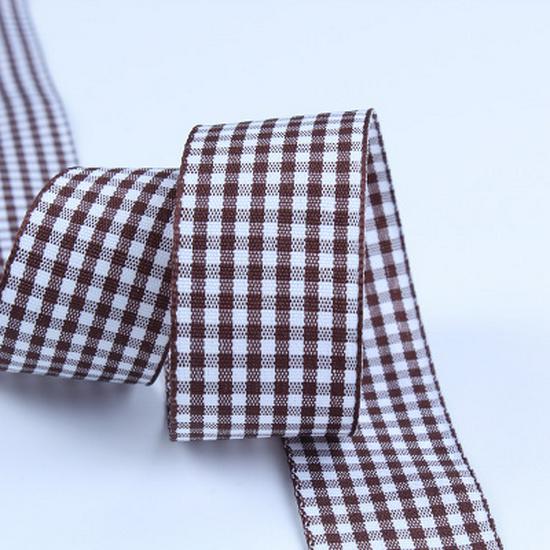 Gingham and Houndstooth Ribbon Bows for Hair Accessories, Gift Wrapping, and Crafts.