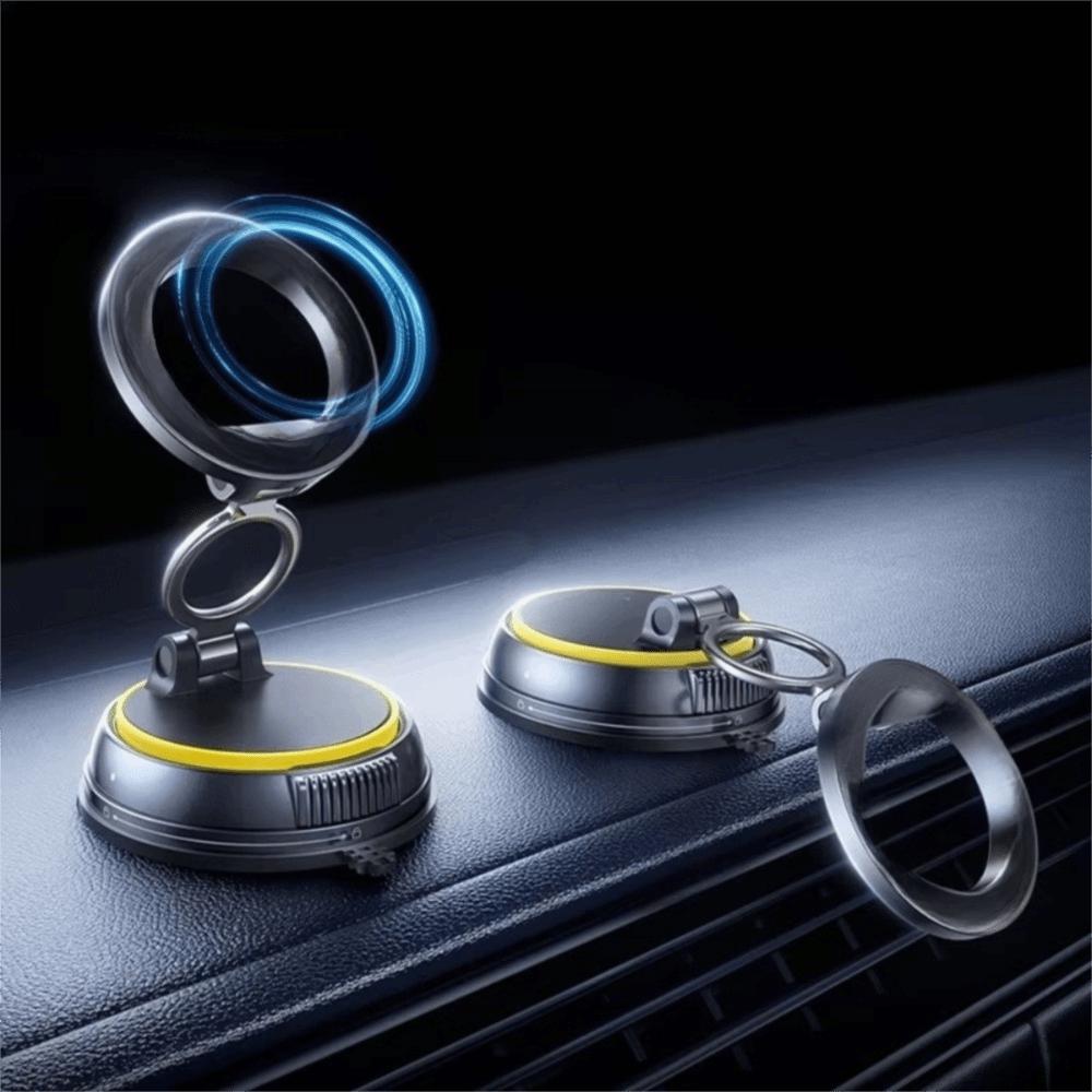 Vacuum Suction Cup Car Phone Holder Magnetic Vacuum Car Phone Mount Travel