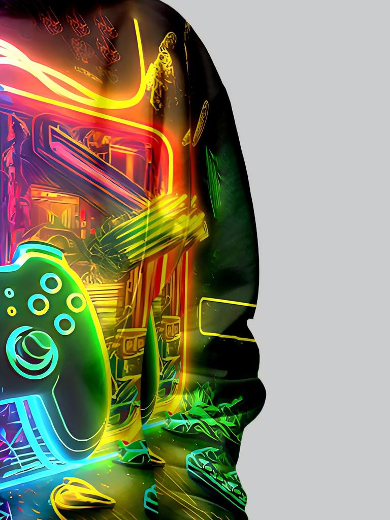 Children's clothing, boys' hoodies, long sleeved 3D printed spring and autumn casual outdoor fashion tops