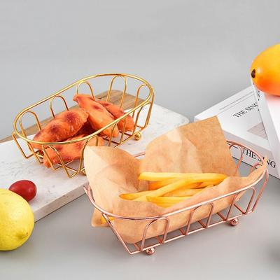 Mini Fried Chicken Chip Storage Basket Reusable Snack Bucket French Fries Basket for Kitchen