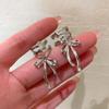 Simple Hollow Sling Bow Ear Clip For Women Sweet Cool Fairy Simple Style Exquisite Ear Bone Earrings Gift