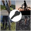 Ergonomischer Mountainbike-Sattel Sitz Fahrradkissenbezug Fahrradzubehör (Schwarz)