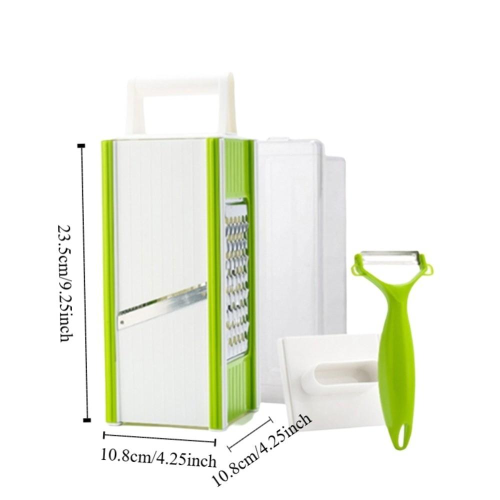 Manual Vegetable Chopper 5 In 1 Carrot Cutter Multi-functional Potato Slicer  Cafeteria