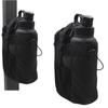 Portable Magnetic Water Bottle Carriers with Drawstring and Phone Pockets Gym Bag for Hiking Cycling and Travel Use
