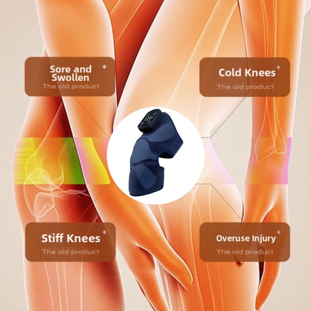 Daily Activities 31x17x7cm Electric Knee Pad Cordless Therapy Adjustable Heat Settings Lightweight Construction