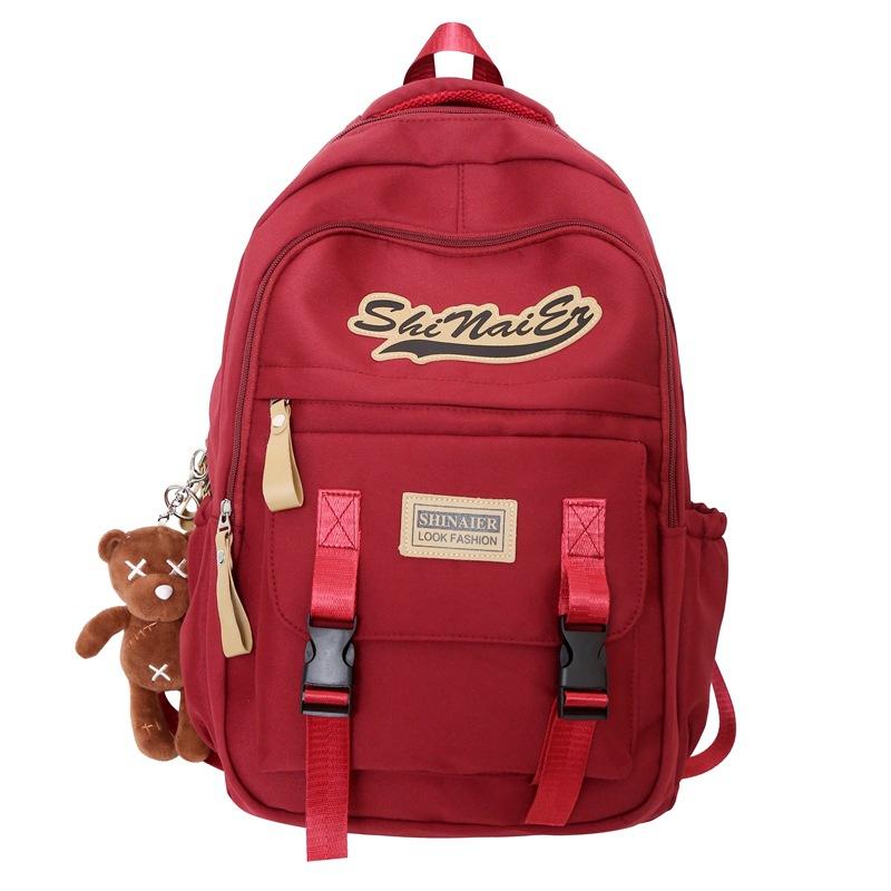 

Рюкзак Шкільний рюкзак для студентів і студенток. Рюкзак для студентів червоний