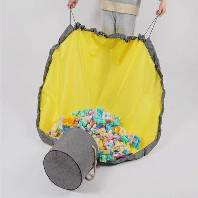 Quick-Organize Toy Storage Bag: Children's Fast Clean-Up Bucket
