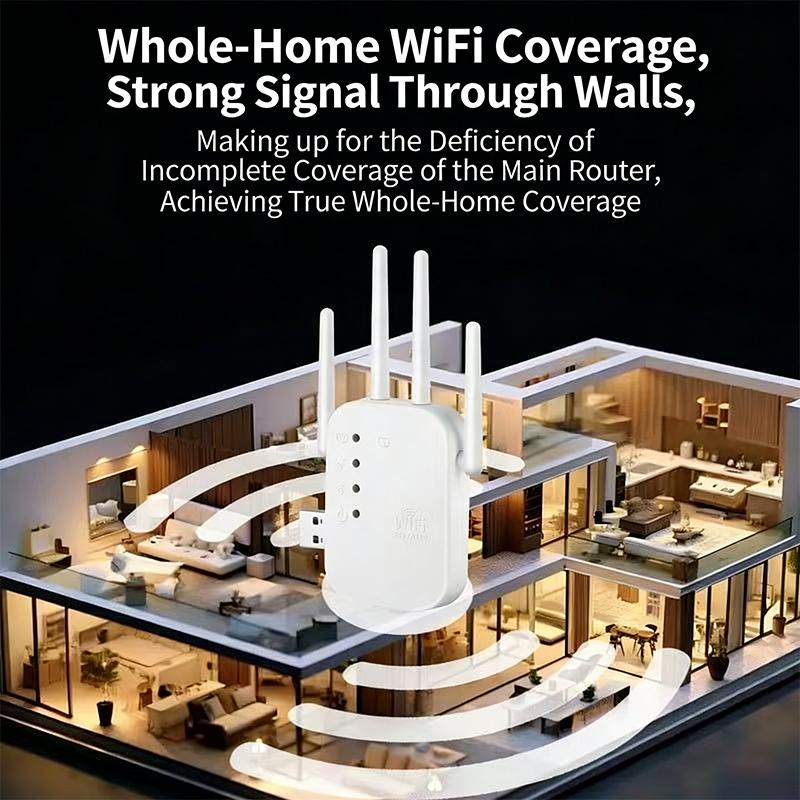 New Sale 1PC WiFi Router Long Range Signal Booster Router 300Mbps Wireless Repeater 2.4G WiFi Signal Extender Amplifier