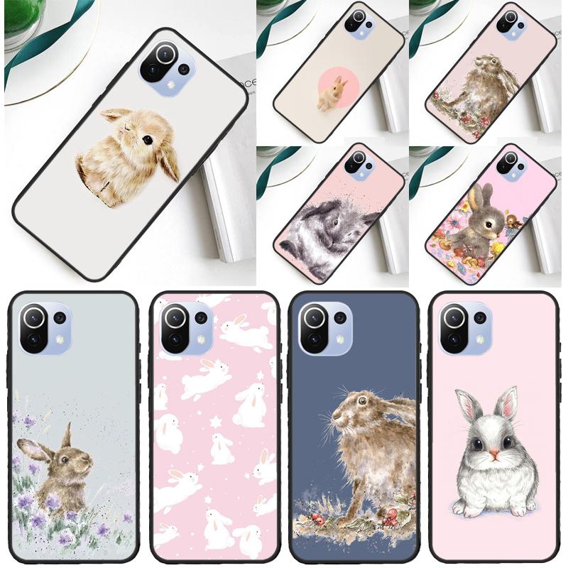 Rabbit Cover For Xiaomi 14 Ultra 13 11T 12T 13T 14T Pro POCO X6 X7 Pro X3 X5 F3 F5 F6 M6 Pro Case