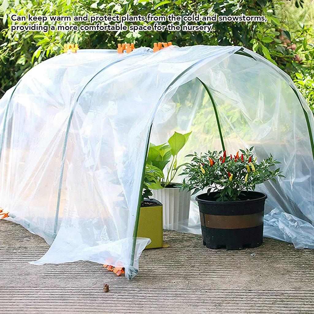 Clear Garden Greenhouse Film Transparent Antifreeze Greenhouse Polyethylene Film For Garden Plant Outdoor 2x6m/2x10m