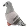 Kawaii Simulated Gray Pigeon Plush Toy Cute Soft Stuffed Animals Plush Dove Bird Doll Birthday Halloween Gift Bing Bong for Kids