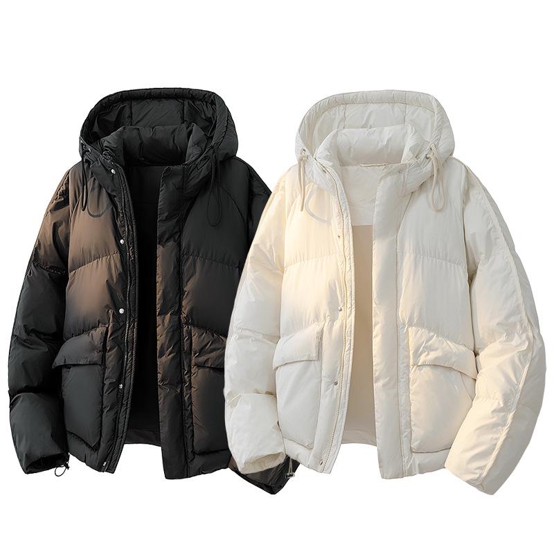 2025 Winter Men's Lightweight Black Duck Down Jacket - National Standard 90, Cold Protection Outerwear for Couples.