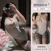 Domila's New National Style Naked Buttocks Open Crotch Free Onesie Sexy Underwear Sexy Pure Desire Suit F279
