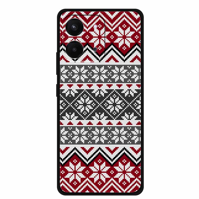 Per Custodia Redmi 15C 5G Lusso Morbido TPU Custodia per Telefono su Xiaomi Redmi 15C Modello Geometrico Cover Antiurto Silicone Antiscivolo Coque