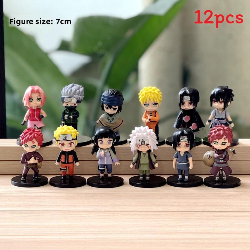 Pvc Naruto Action Figures Set 12 Pack Collectible Model For Anime Fans