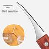 Stainless Steel Shrimp Deveiner and Peeler Tool for Kitchen Use
