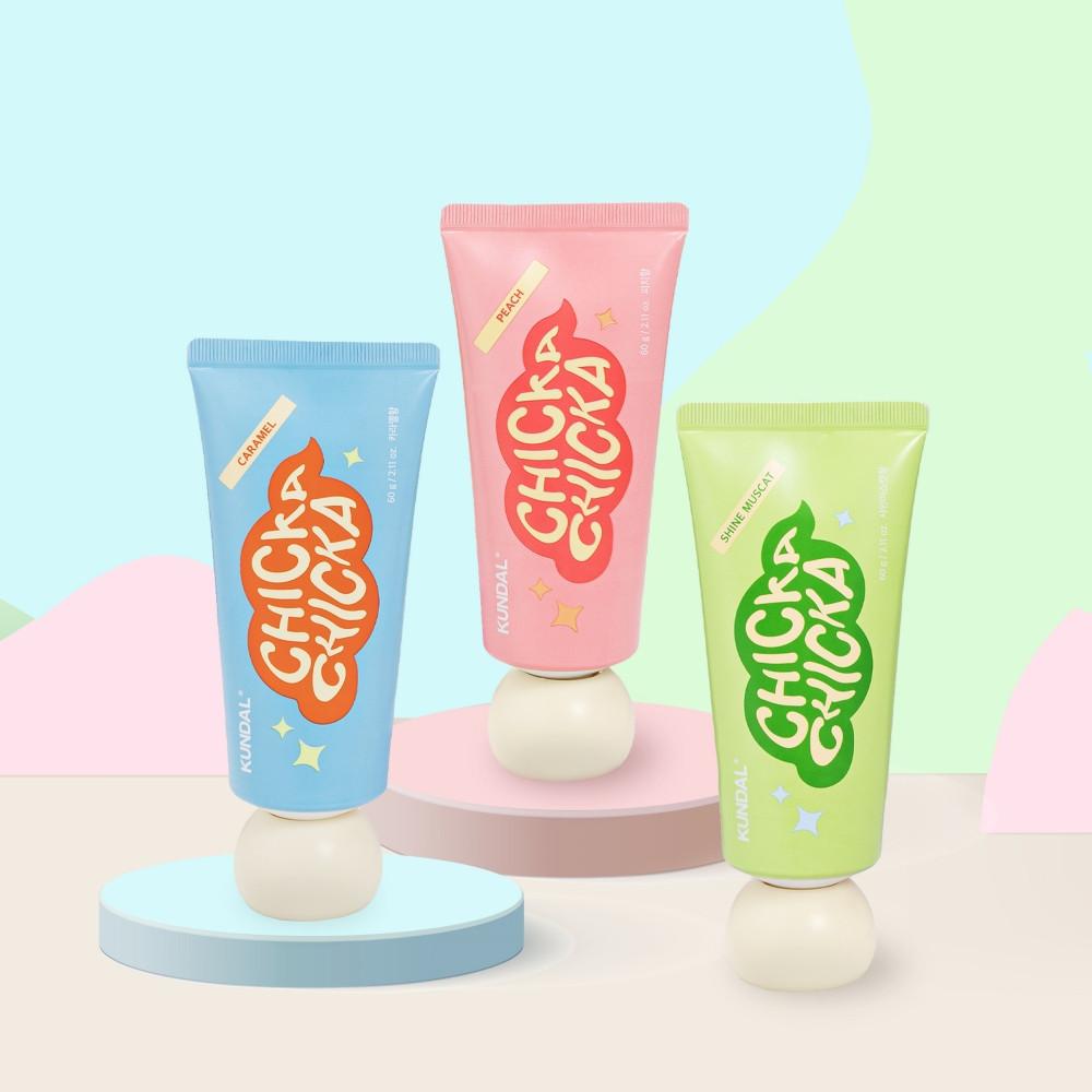 Kundal Children's Toothbrush + High-Fluoride Kids Toothpaste 60g (3 packs), Korean cosmetics with good fragrance