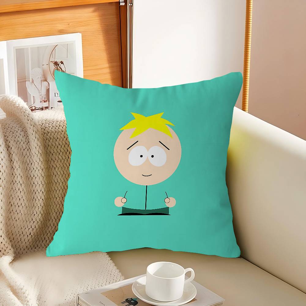 Anime South Park Butters Personlig Bild Text Heminredning Kuddar Hushållspresenter 45x45cm