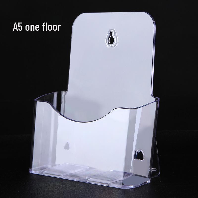 A4 Acrylic Three-Layer Brochure and Leaflet Display Stand