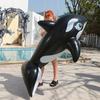 Inflatable Whale Ride-On Pool Float