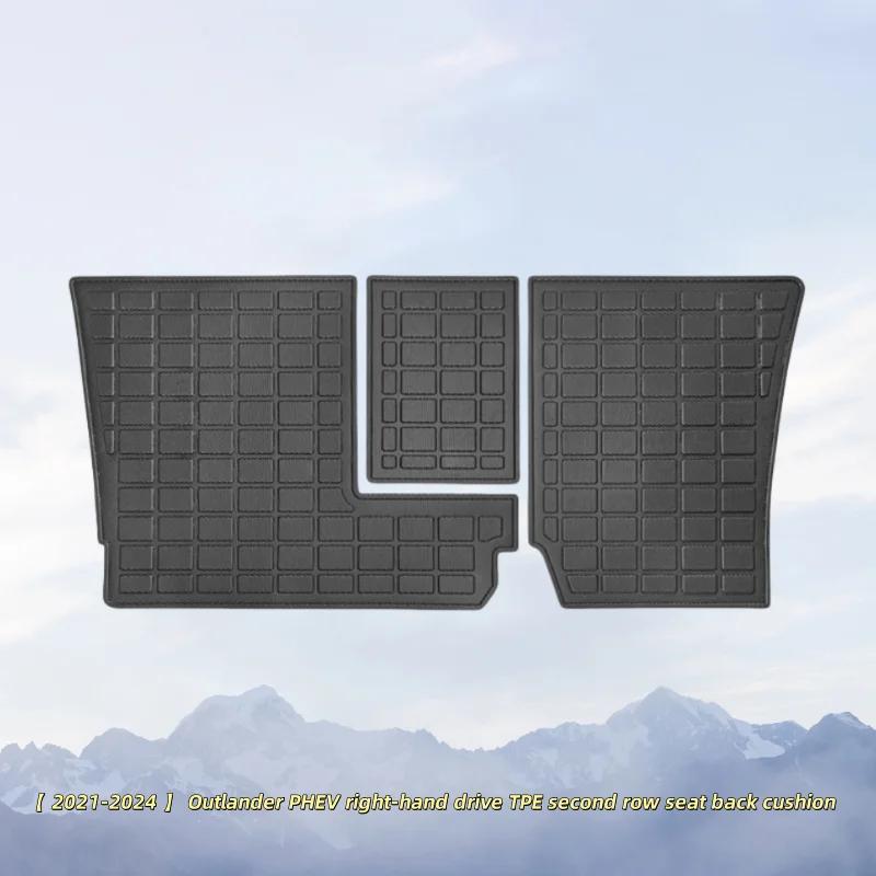 RHD Is Suitable for 2021 2022 2023 2024 Mitsubishi Outlander PHEV Right-hand Drive 3D All-weather TPE Foot Mat Trunk Pad