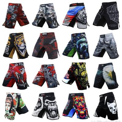 Erkek Kadın Unisex Mma Muay Thai Şort Nefes Spor Eğitimi Çocuk Çocuk Boks Şort Mücadele Kickboks Boks Pantolonu Sanda boxeo