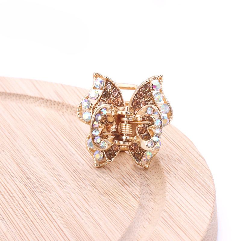 

Изысканные маленькие заколки для волос Водяной бриллиант Верхние заколки Заколки для челки Заколки для волос на затылке Детские головные уборы Маленькие верхние заколки шампанского