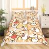 Kids Cute Dog Bedding Set Bedclothes Cartoon Dogs Comforter Cover for Boys Girls Children Pet Puppy Animal Polyester Duvet Cover