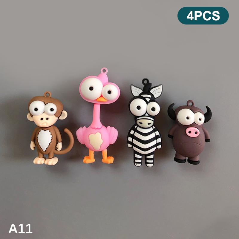 Cartoon Animals Fridge Magnet Cute Decorative Magnets Home Decor For Kitchen Office Whiteboard Locker Cabinet And Dishwasher