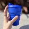 Collapsible Silicone Travel Cup - Portable Outdoor Folding Tumbler