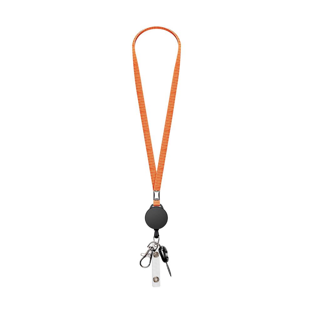 Neck Strap Key Chain Lanyard Card Holder Badge Reel Phone Key Ring ID Name Card Nurse Retractable Badge Holder Office Supplies