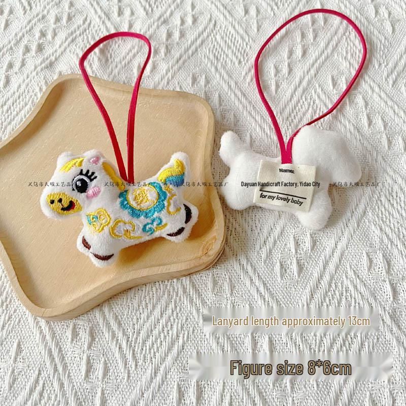 Year of the Horse Zodiac Fortune Bag Charm: New Year Cultural Souvenir