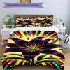 3pcs Glitter Lily Bedding Set, Ideal for Home Use, Suitable for Bedroom Decor (1*Duvet Cover + 1/2*Pillowcases, No Core) yy250821164