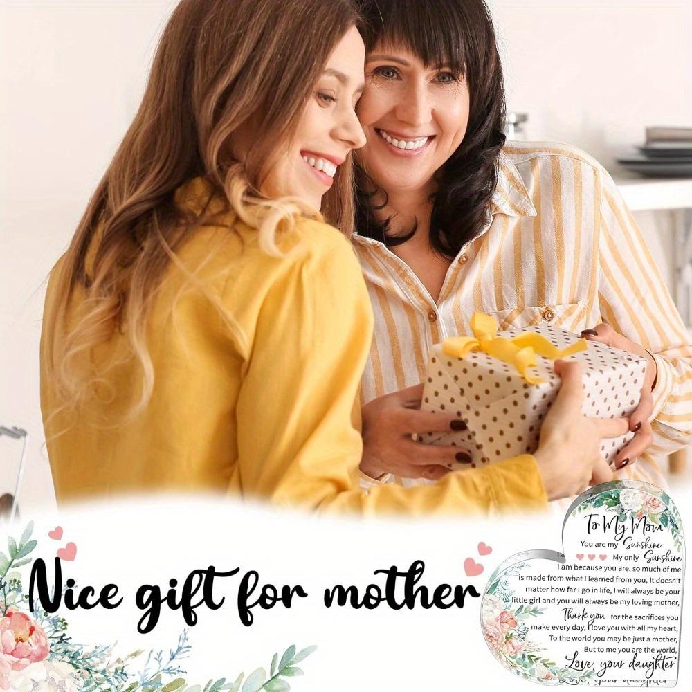 Grateful Mom Plaque - Heartfelt Birthday & Mother's Day Gift from Family