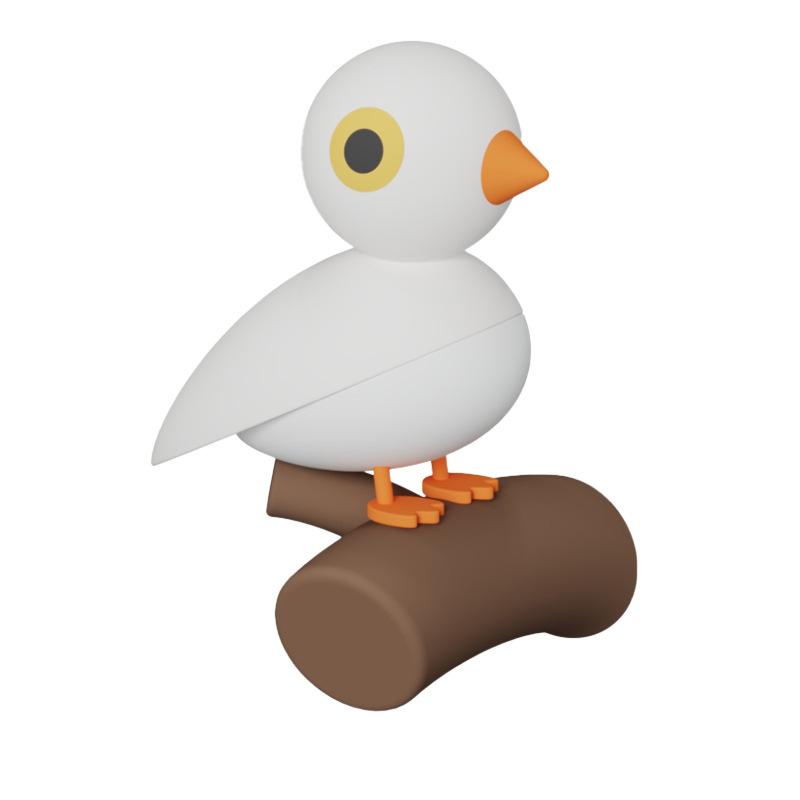 Lucky Bird Night Light with Magnetic Attachment and Human Body Induction Function, Household Bird-shaped Night Light