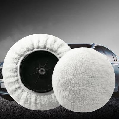 2 pezzi di tampone per cofano per lucidatura in cashmere, copertura per lucidatura a cera per vernice per auto in microfibra