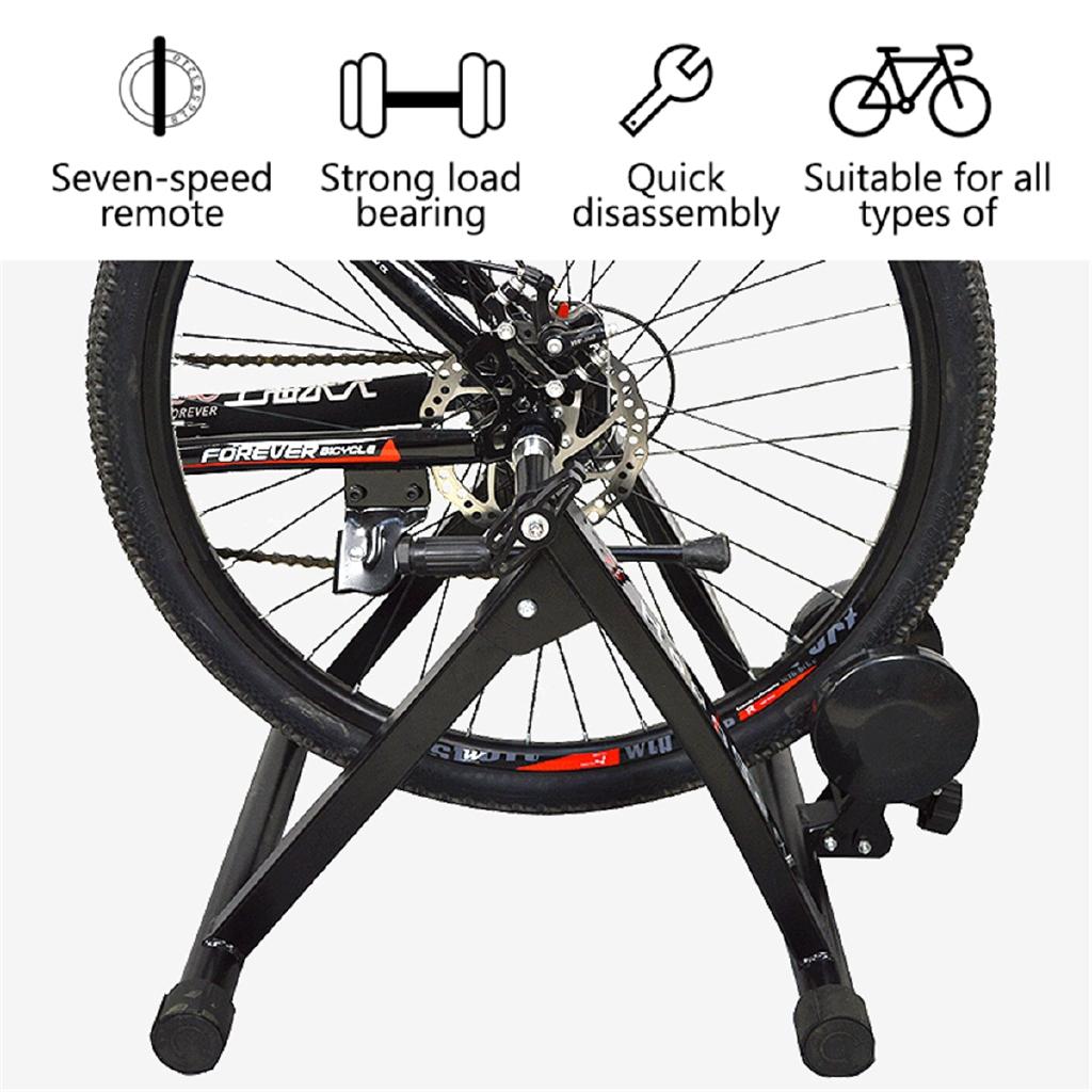 Indoor Exercise Bicycle Trainer 7 Levels Home Bike Trainer MTB Road Bike Cycling Training Roller Bicycle Rack Holder Stand