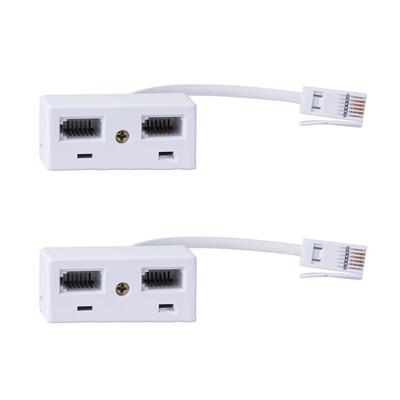 Cabo Divisor de Telefone RJ11 de Instalação Rápida para Conectividade de Múltiplos Dispositivos em Ambiente de Negócios