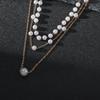 Elegant Multi-layer Pearl Necklace - European & American Style, Versatile & Luxurious